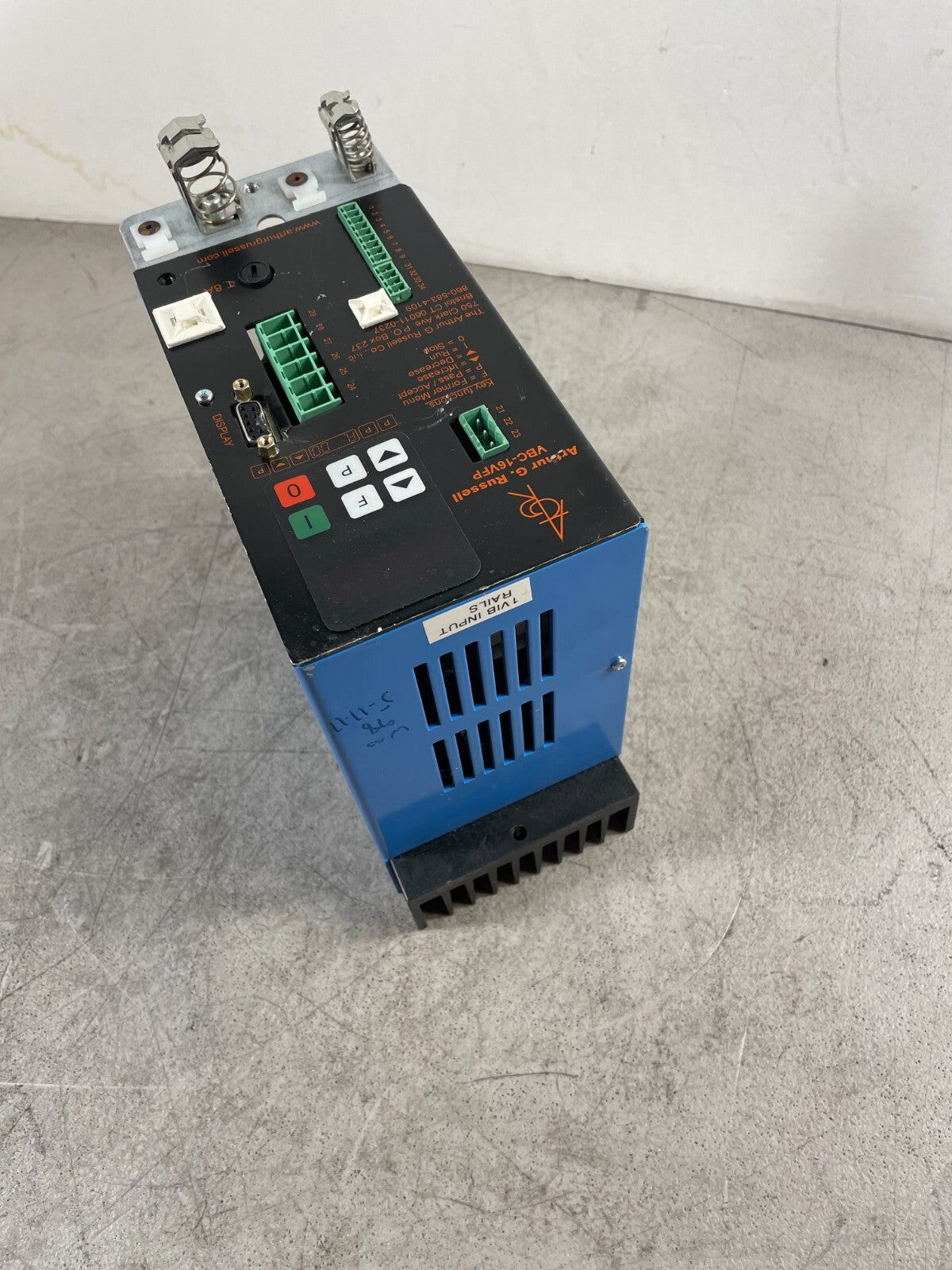 ARTHUR G RUSSELL VBC-16VFP 6AMP 110/240V Variable Frequency Controller @