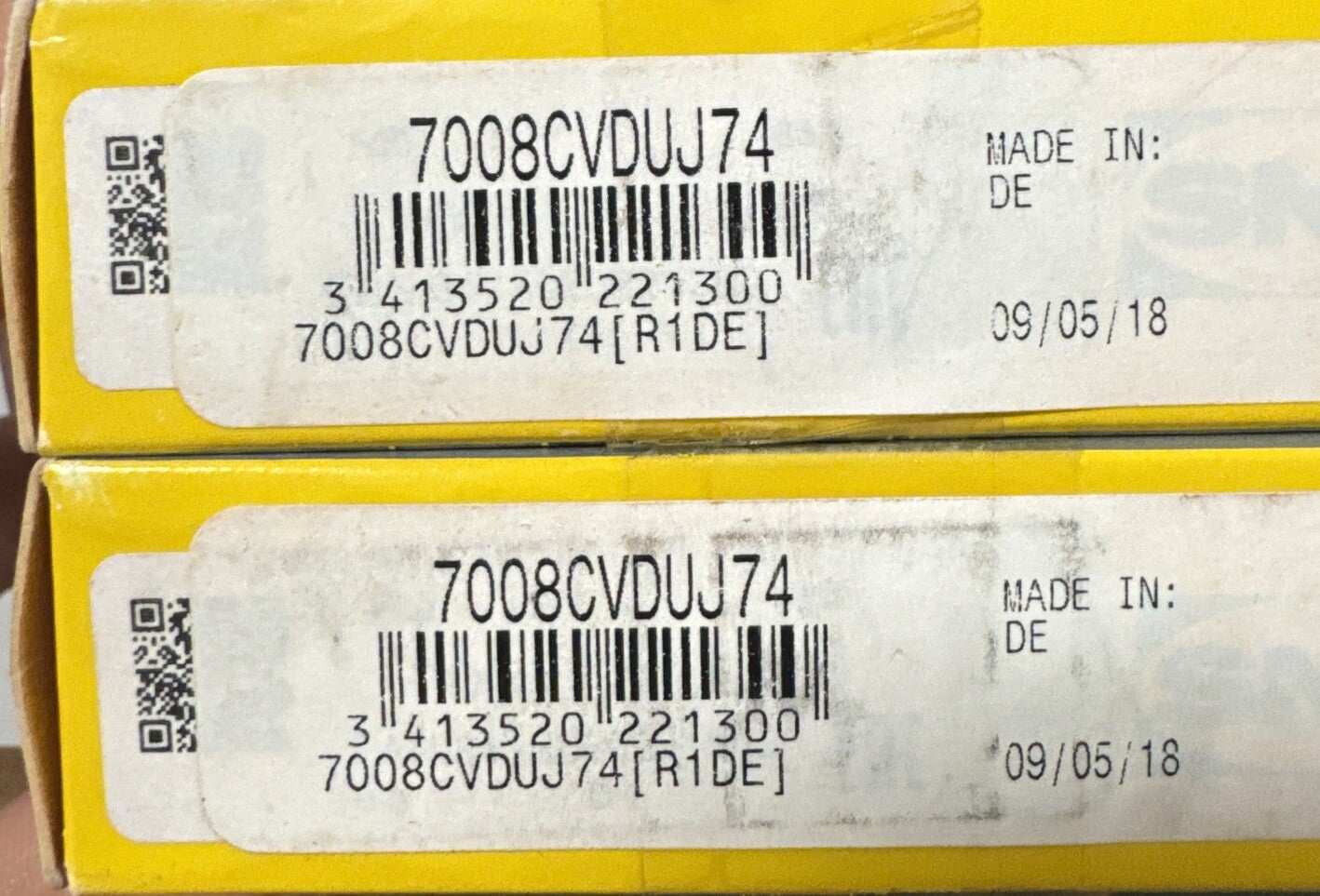 SNR 7008CVDUJ74 Precision Angular Contact Spindle Ball Bearing          (BIN434)