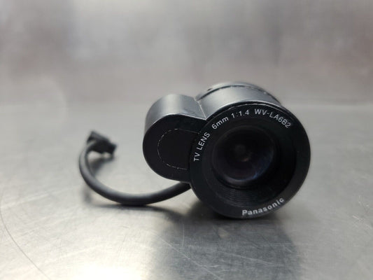 Panasonic WV-LA6B2 TV Lens, 6mm 1:1.4 for 1/2" B/W Cameras.                5D-24