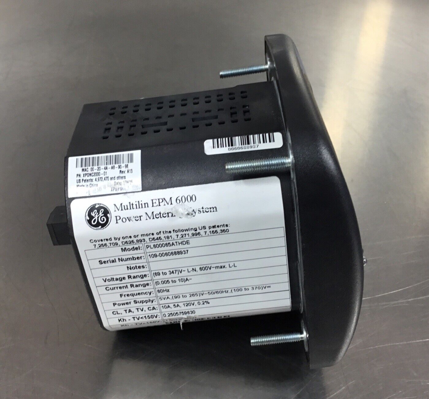 GE   PL600065ATHDE Multilin EPM 6000-E Power Metering System GE    5B-18