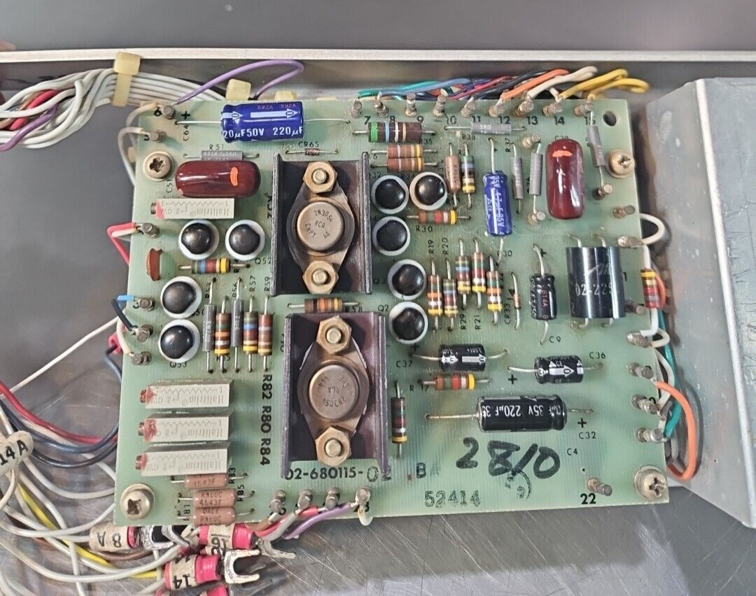 Emerson 02-680115-02 Board Power Supply                                 loc4D19