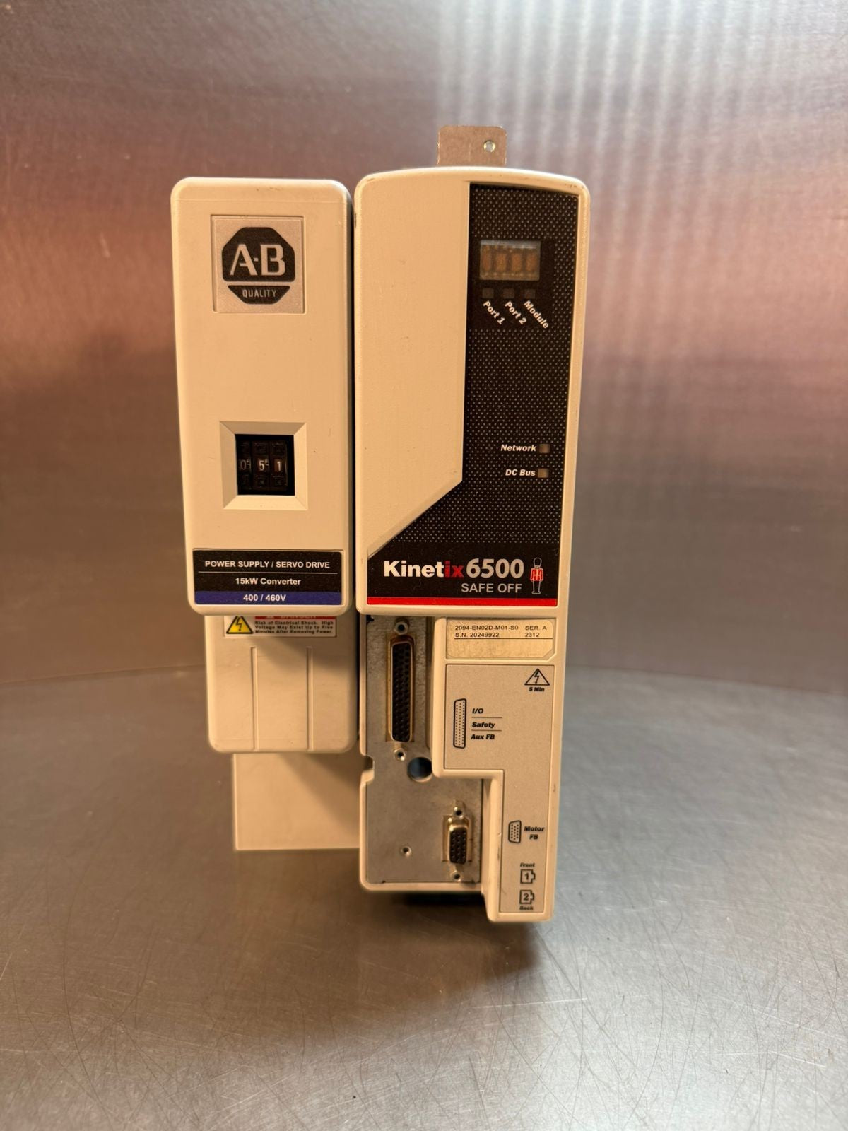 Allen Bradley 2094-EN02D-M01-S0 w/ 2094-BC02-M02-M (12.3.7)