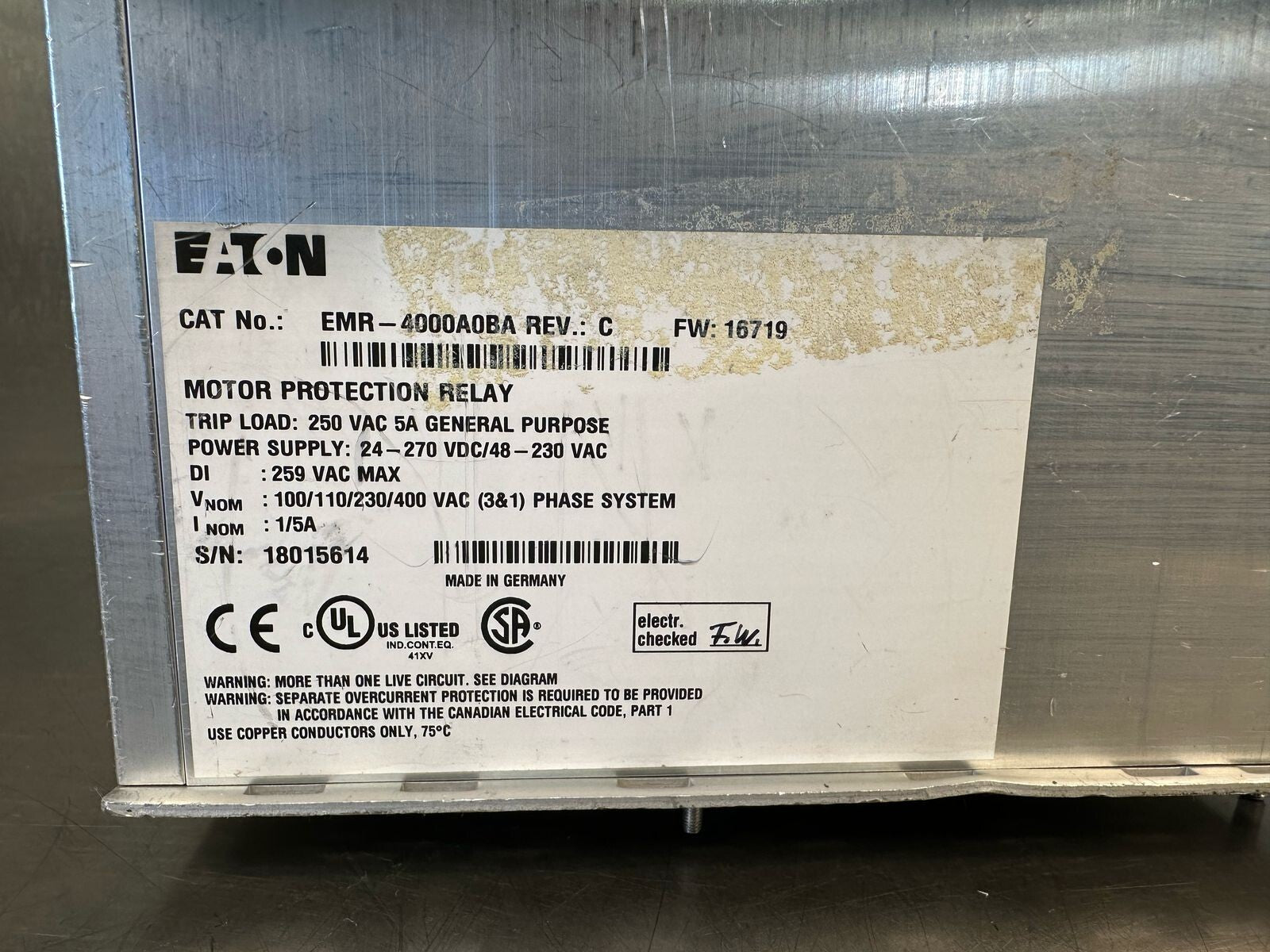 Eaton EMR-4000 EMR-4000A0BA REV. C                                 (4.5.2)