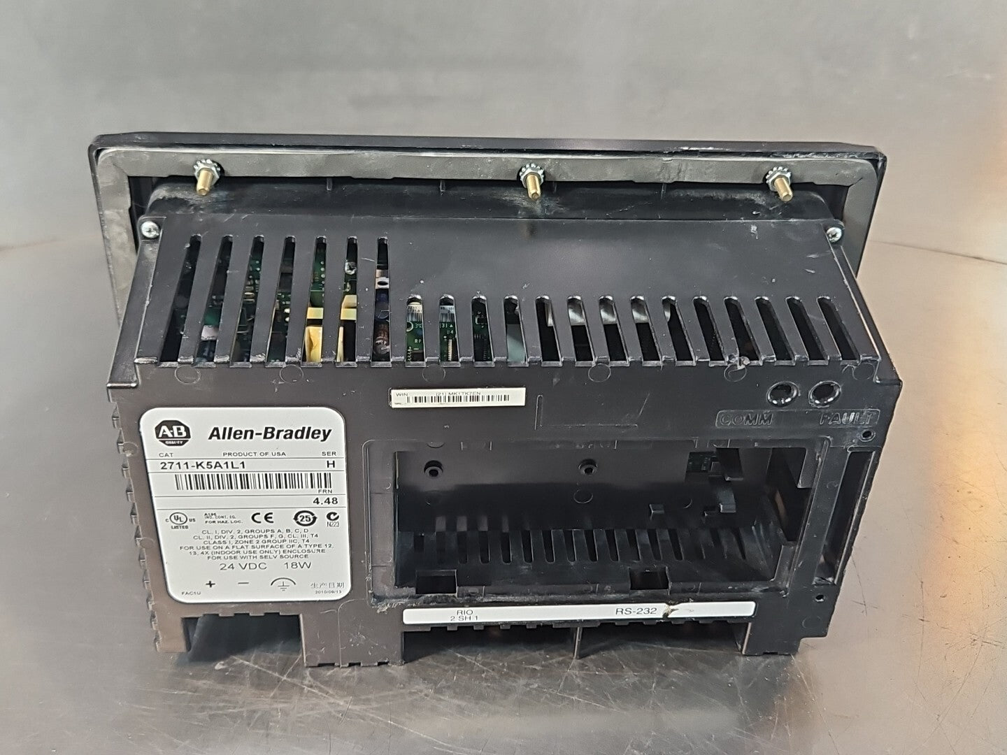 Allen Bradley 2711-K5A1L1 Ser H Panel View 550                          (BIN535)