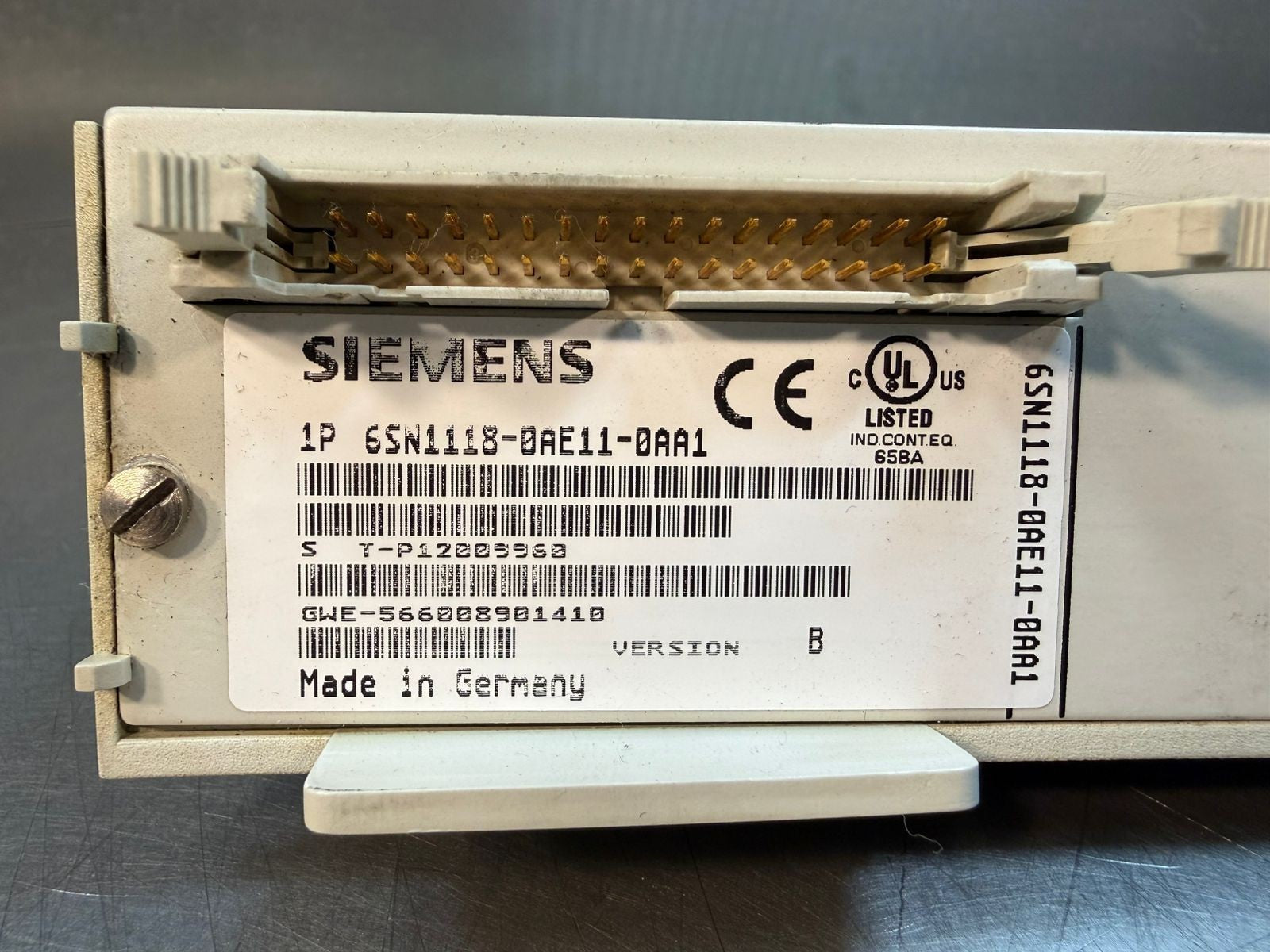 Siemens 6SN1118-0AE11-0AA1     6SN11180AE110AA1                 (7.3.3)