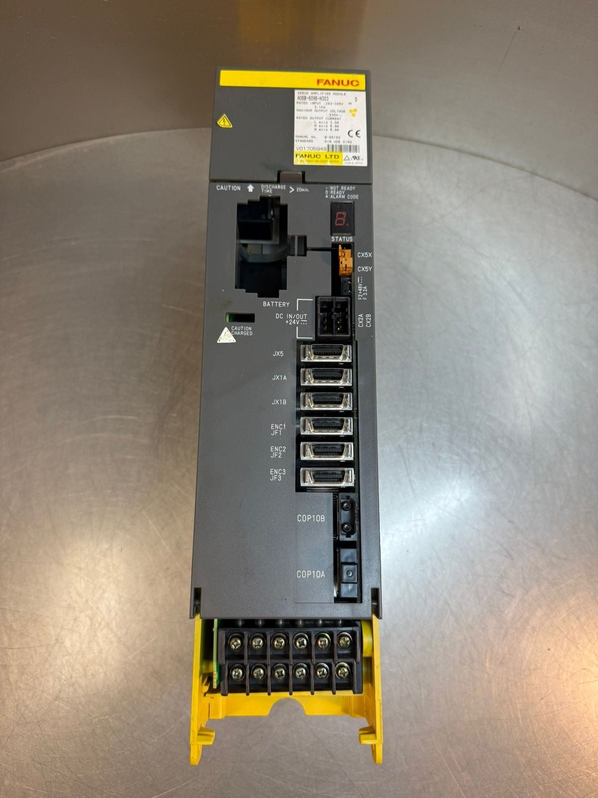 Fanuc A06B-6096-H303 /D Servo Amplif Mod.    B-65162              (8.2.7)