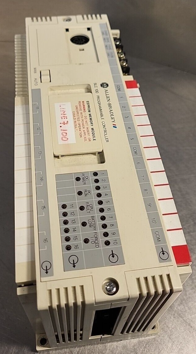 Allen Bradley SLC 100 1745-LP101   Program. Controller   Ser. D (BIN 4.5.4)