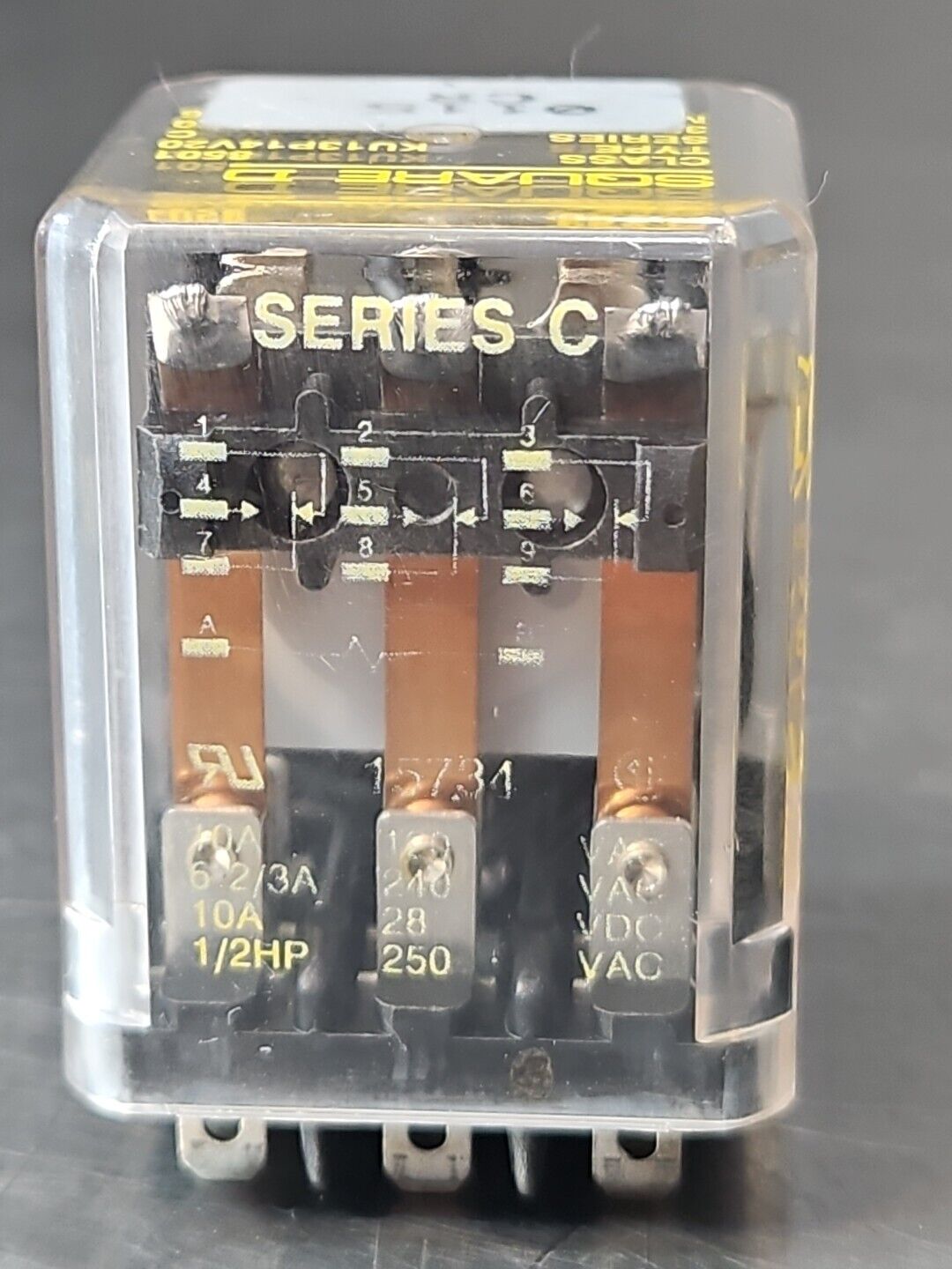 Square D KU13P14V20 Relay only with socket NR82                          loc4C19
