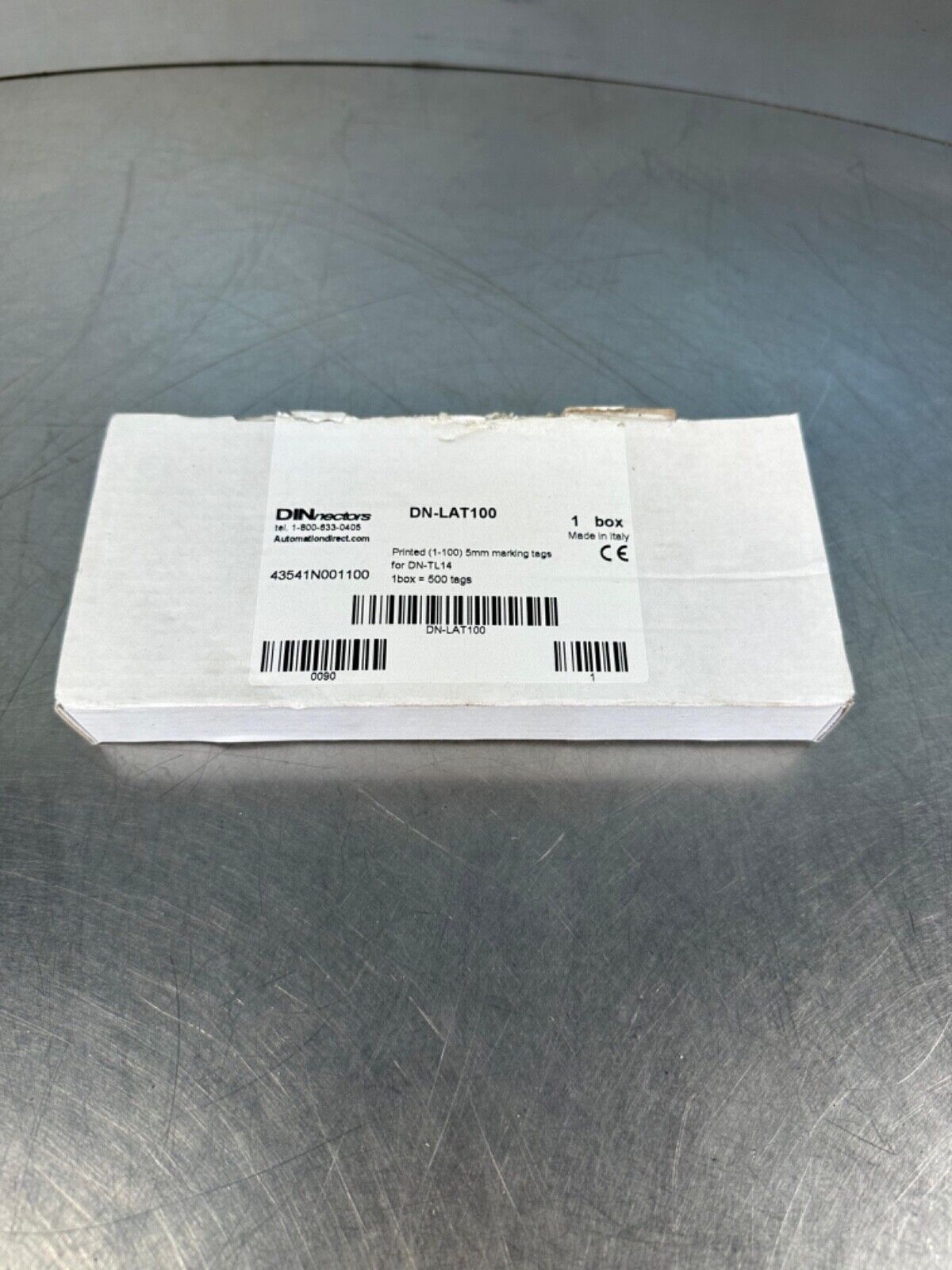 Automation Direct Dn-LAT100 Printed (1-100) 5MM Tag For DN-TL14 (4C-37)