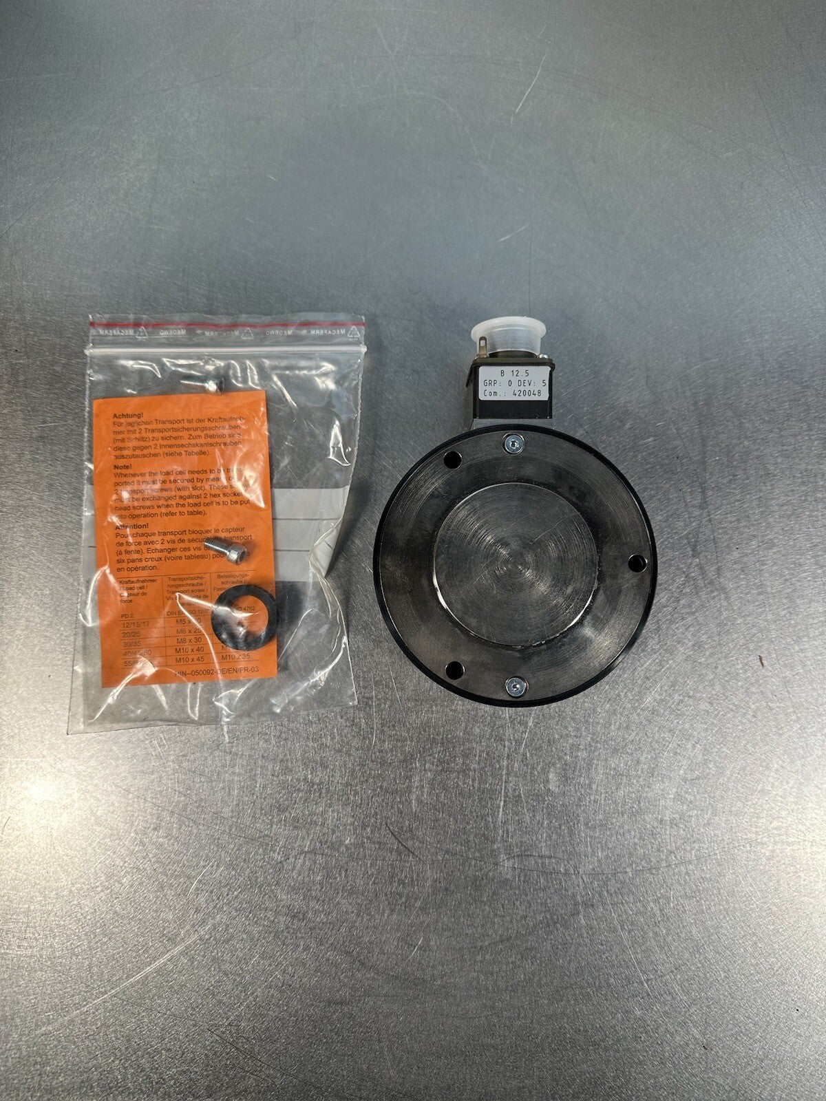 ERHARDT+LEIMER PD 2115  LOADCELL TENSION SENSORE (BIN-1.2.5)