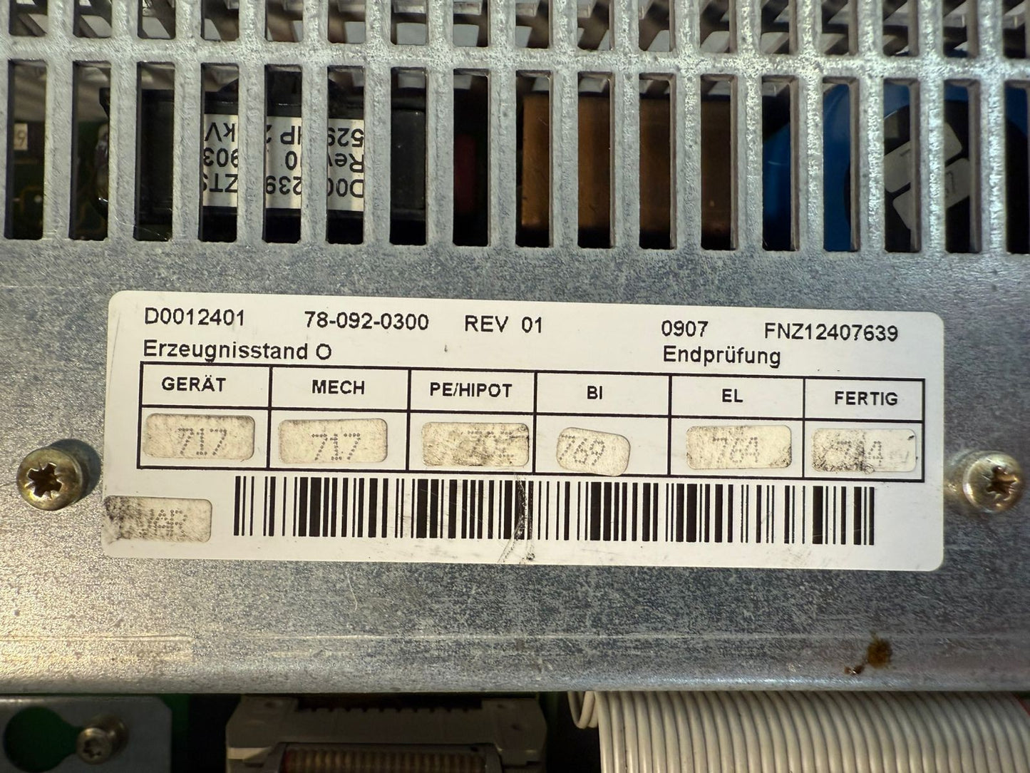 Siemens D0012401-78-092-0300 Sinunerik 840C + 6FC5147-0AA14-0AA2 (9.4.5)