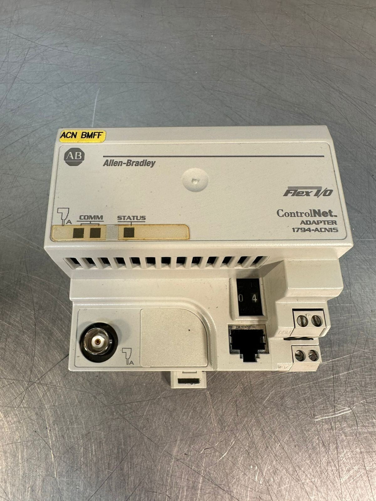 Allen Bradley 1794-ACN15 /C Flex I/O ControlNet, 24V DC Inp. 400ma (5.4.2)