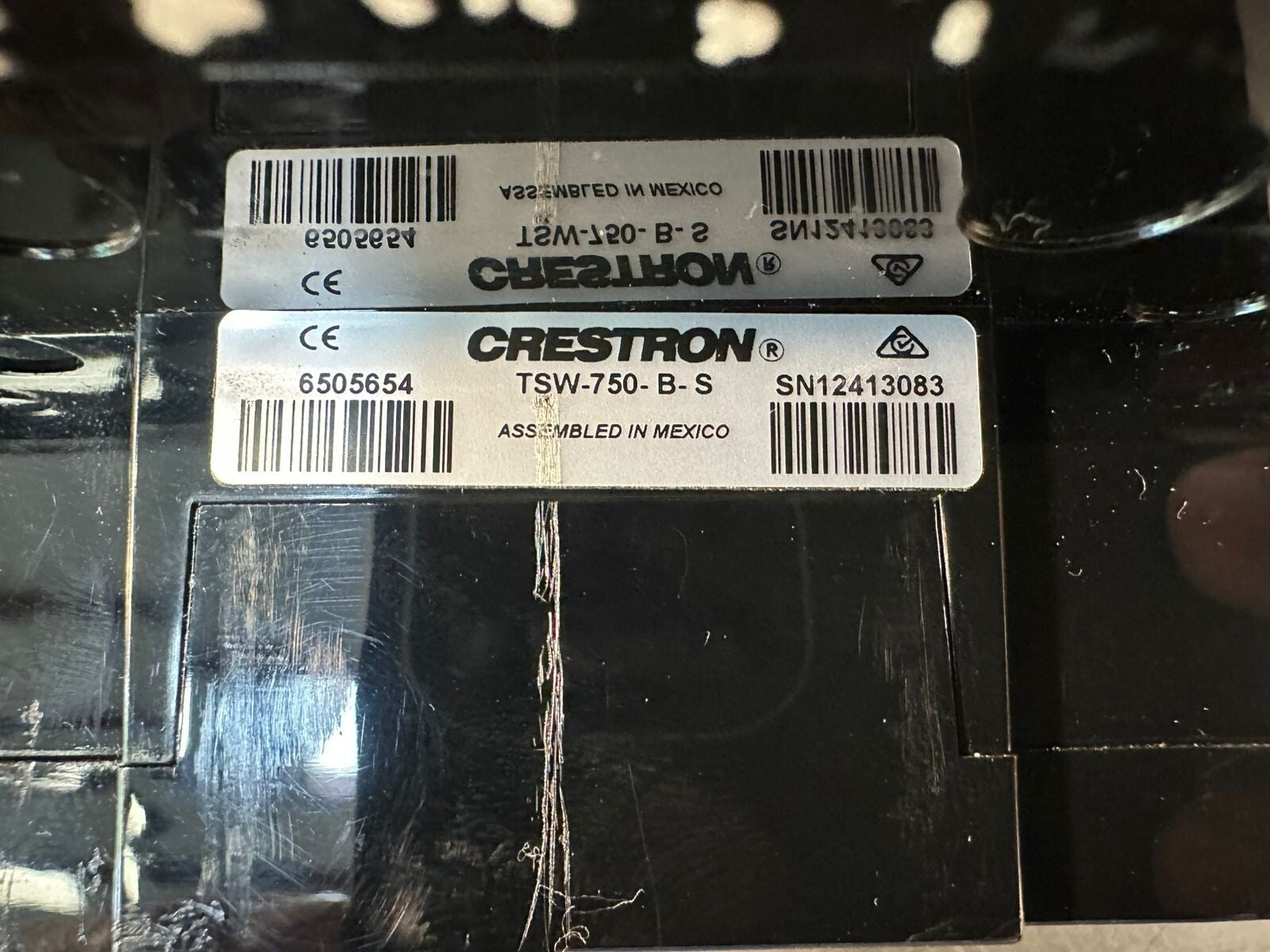 Crestron TSW-750-B-S 7" Touch Screen Cont Pane Op Frame Monitor Comp (2.1.3)