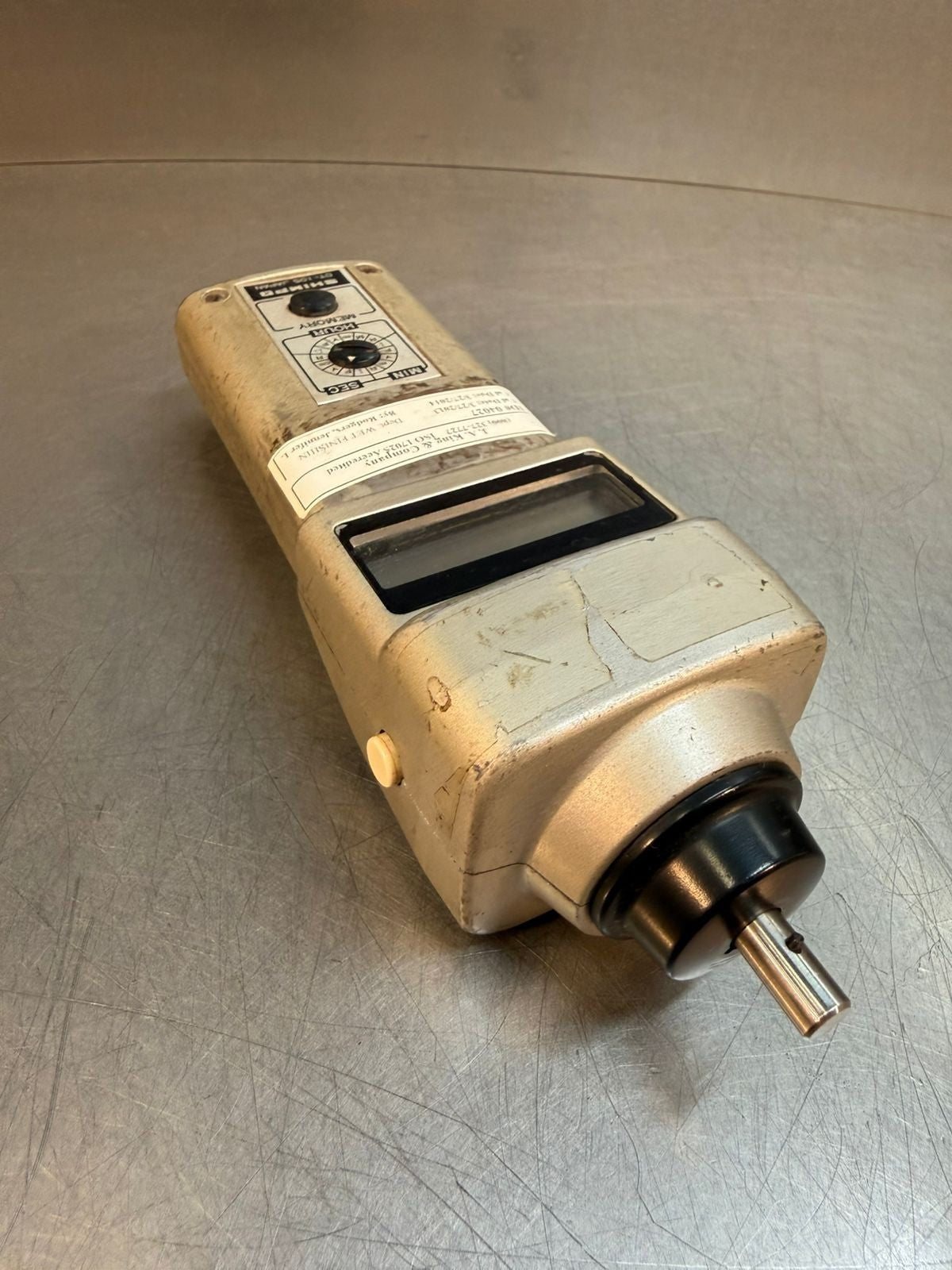Shimpo DT-105 Hand Digital Tachometer                       (7.4.4)