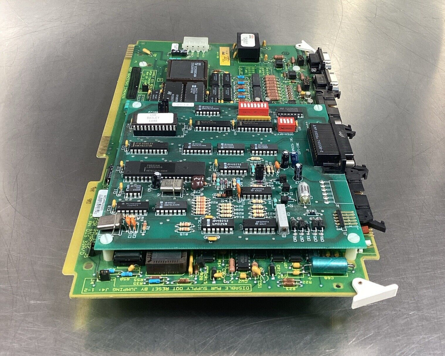 ABB Bailey  6642376A3 IIMKM02A  + 2 (ea) Elographics E271-150C  Board      3C-27