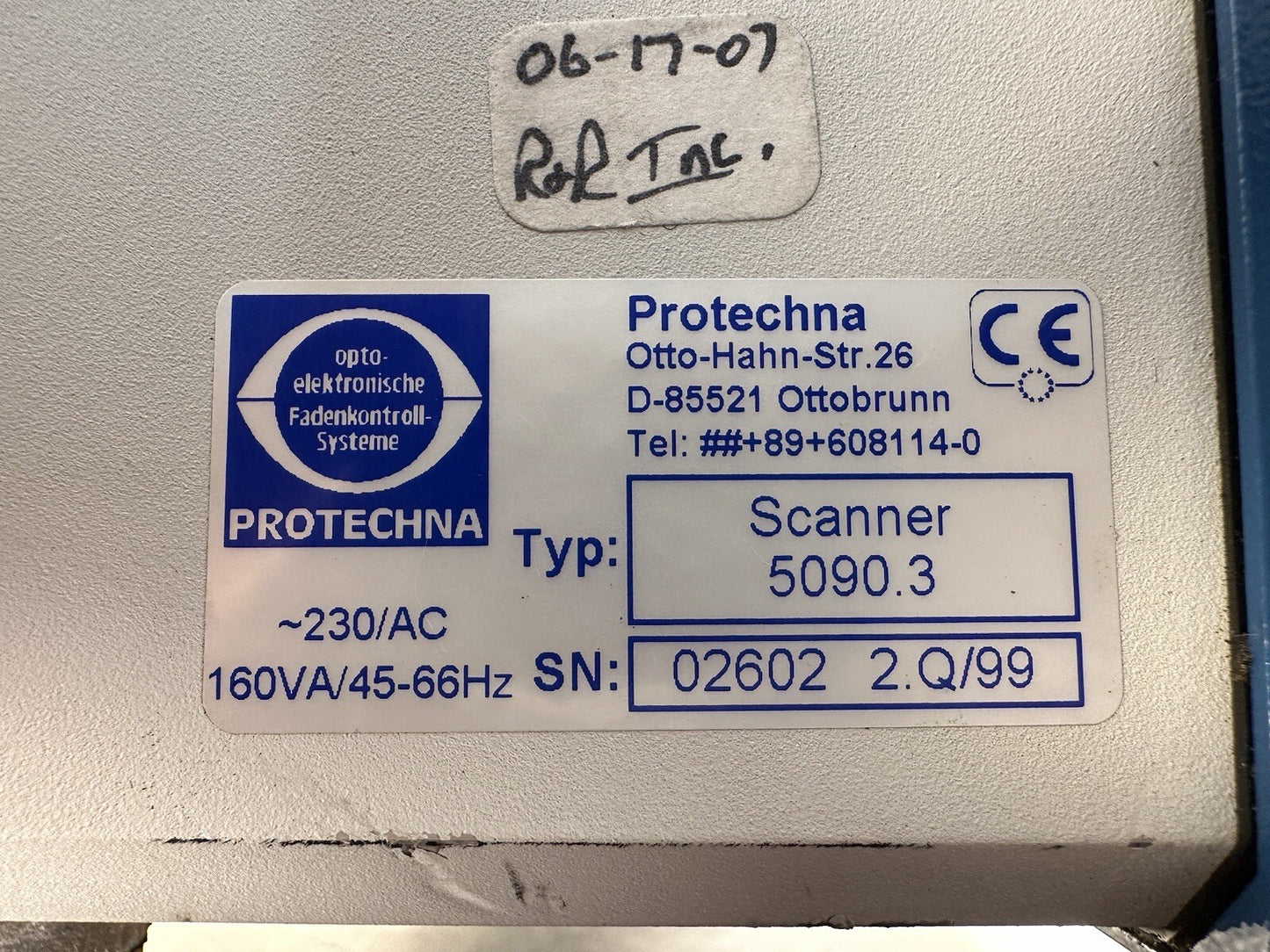 Protechna SCANNER 5090.3 (BIN-1.3.3)