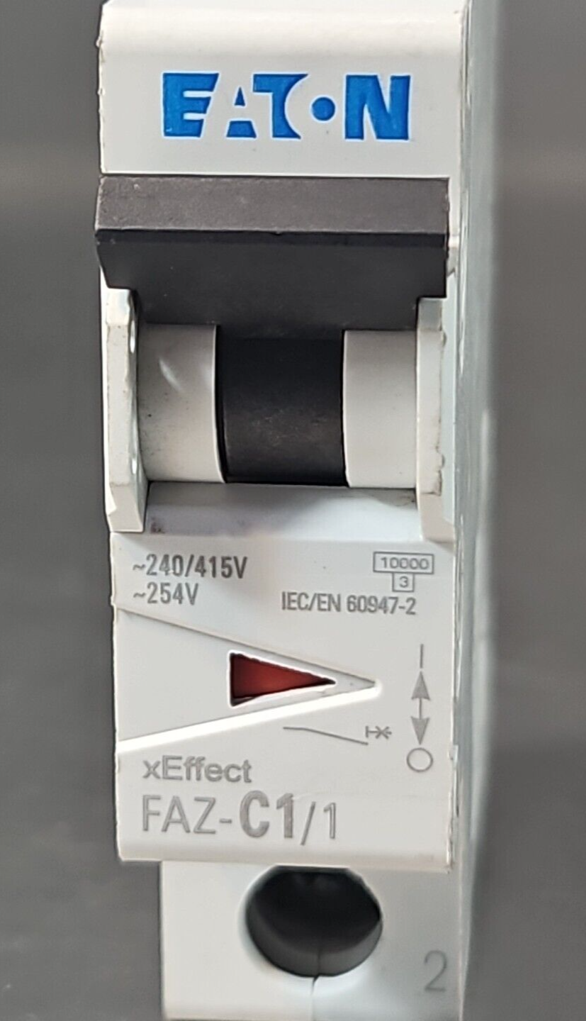Eaton FAZ-C1/1  Amp Single Pole  Breaker                                 loc4B10