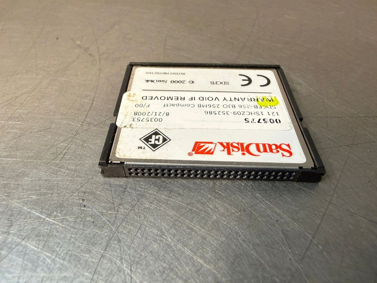 SanDisk 256MB CompactFlash CF Memory Card SDCFB-256                (5.4.4)