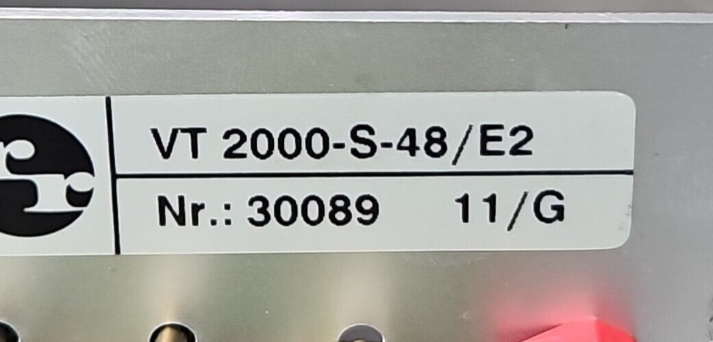 Rexroth VT 2000-S-48/E2 Proporcional Amplifier                          Loc3C22