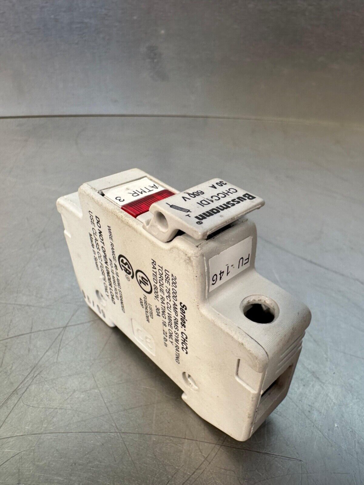Bussman CHCC1DI 30A 600V Fuse Holder CHCC (4D-24)
