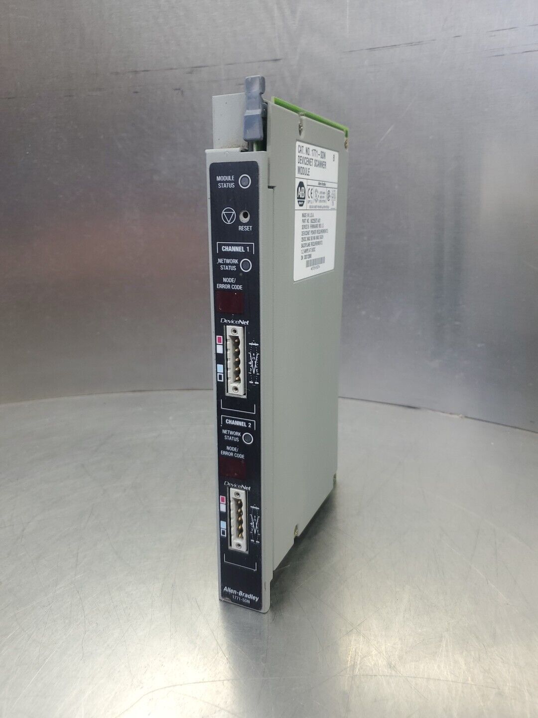 Allen-Bradley 1771-SDN Ser B DeviceNet Scanner Module, Firm.Rev G.         3D-38