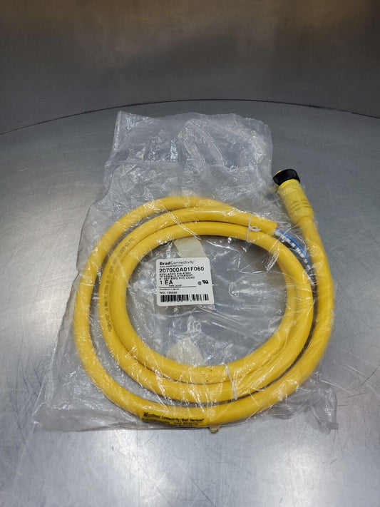 BRAD CONNECTIVITY 7P FEMALE STRAIGHT 6' 16/7 AWG PVC CORD, 207000A01F060.  5D-25