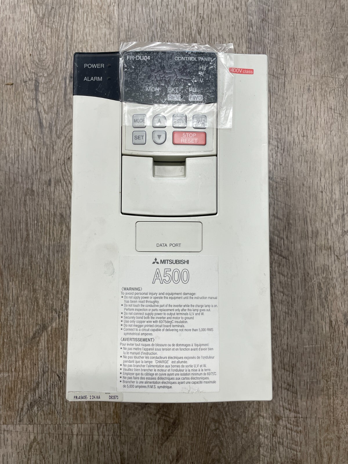 FR-A540-2.2K-NA Mitsubishi 6.7A 460V 3HP A500                                @2C