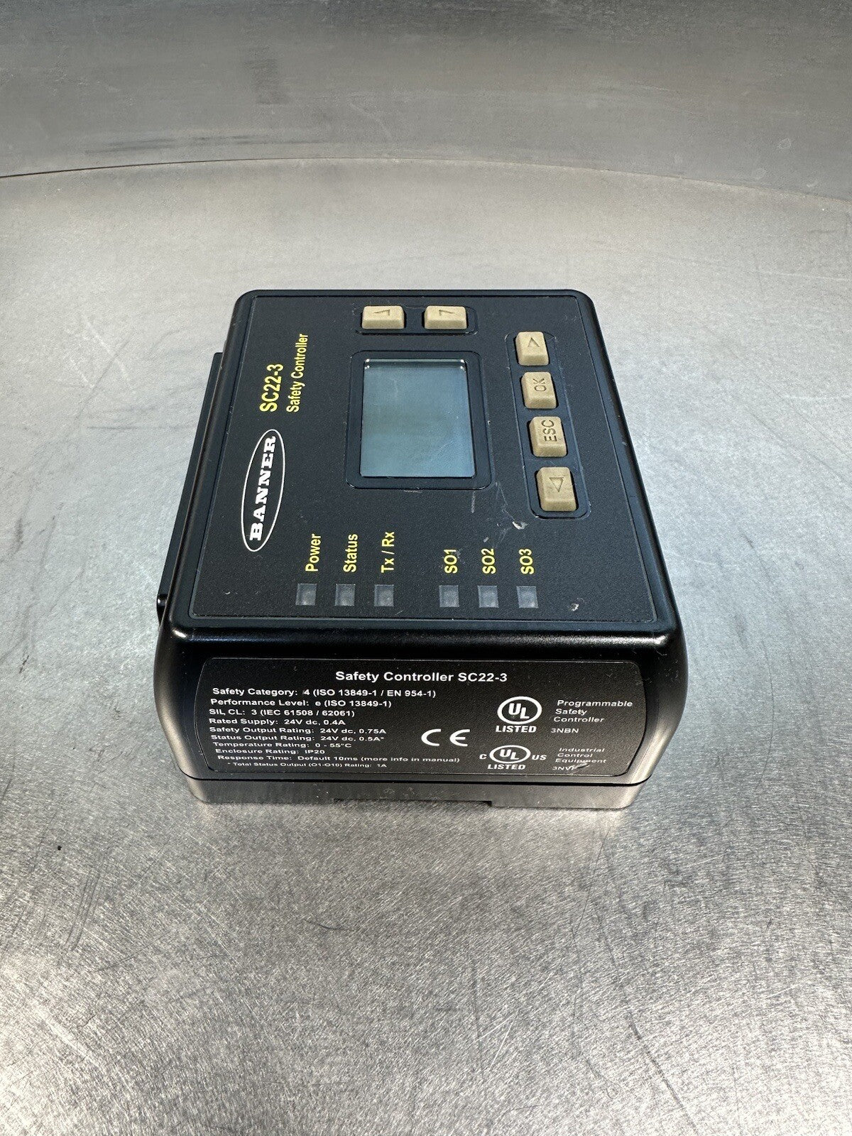 BANNER SC22-3 SAFETY CONTROLLER (BIN-1.1.2)