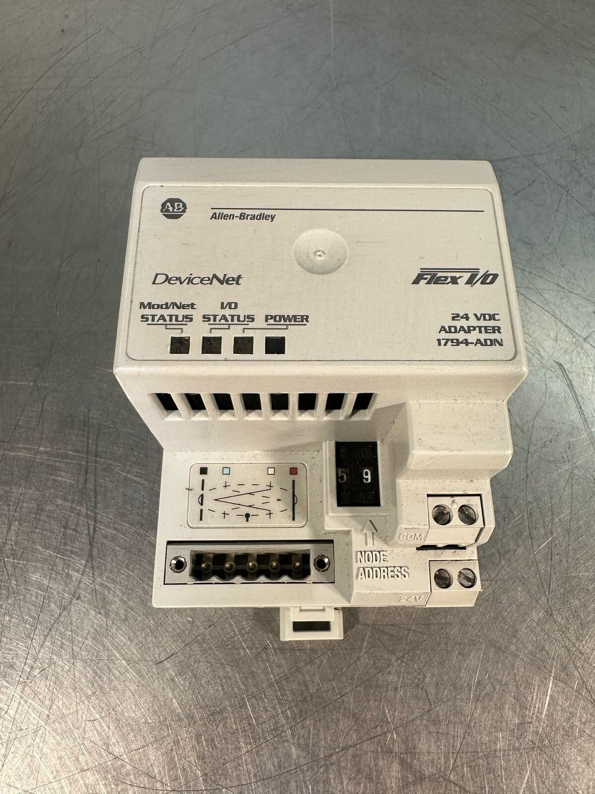 Allen Bradley 1794-ADN /B Flex I/O DeviceNet 1794ADN Rev. C01 F/F. F (7.2.2)