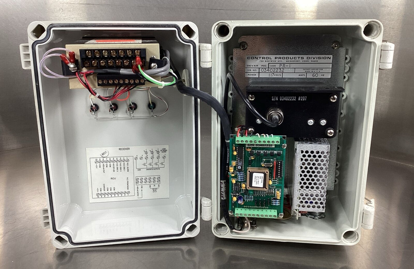 Devar Receiver Model PR-1  with Model 3019 Panel Meter       3A-27