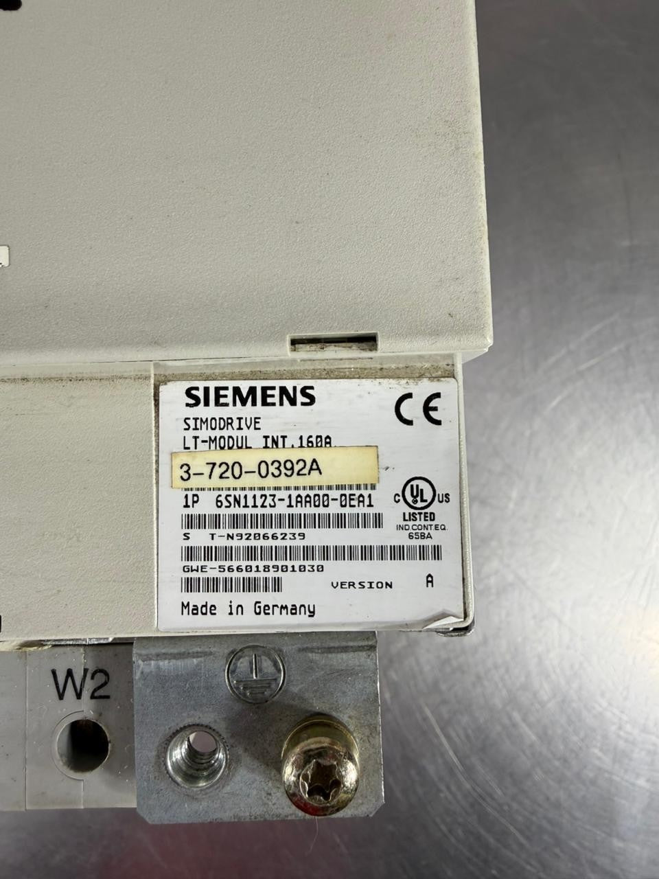Siemens 6SN1123-1AA00-0EA1 Simodrive Lt-modul Int 160A            (10.4.5)