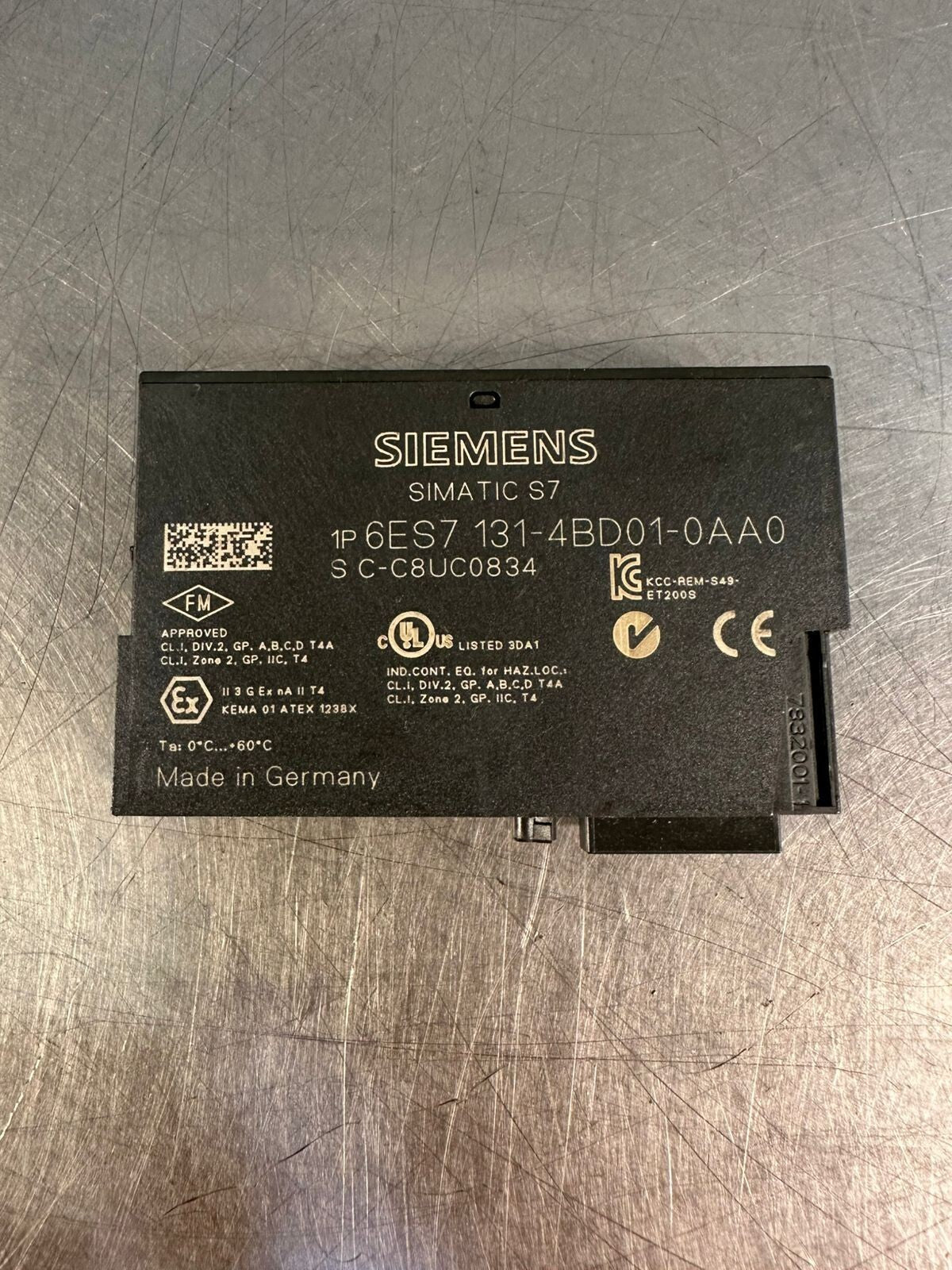 Siemens 6ES7  131-4BD01-0AA0 Simatic S7 DC 24V                (6.3.3)