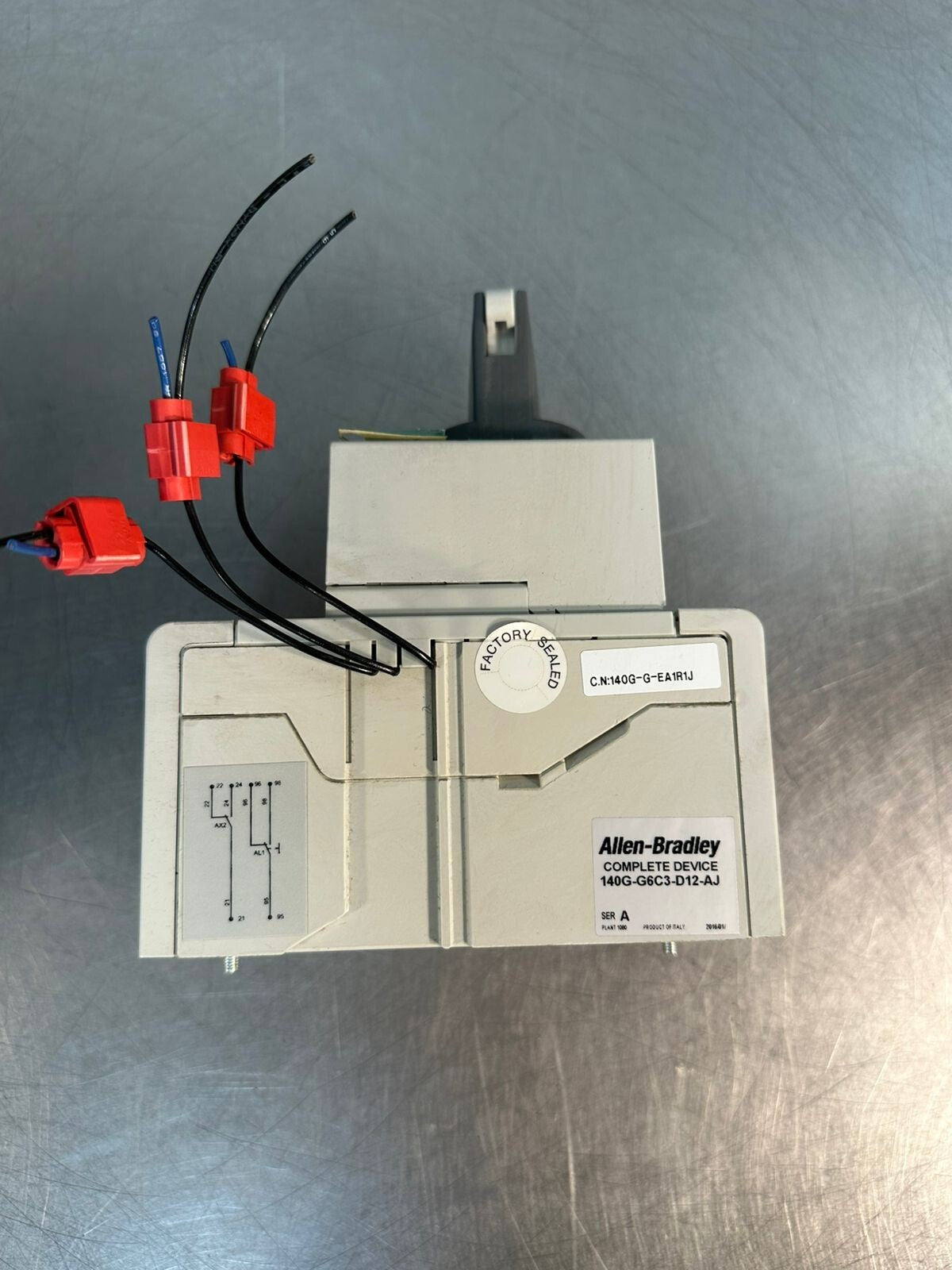Allen Bradley 140G-G6C3-D12-AJ SERIES A MOLDED CASE CIRCUIT BREAKER (2.1.3)