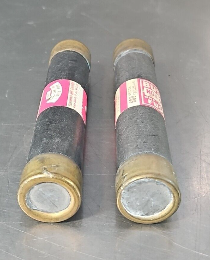 BUSS NOS-40 One-time Fuse 600VAC 40AMP LOT OF 2                          loc4D43