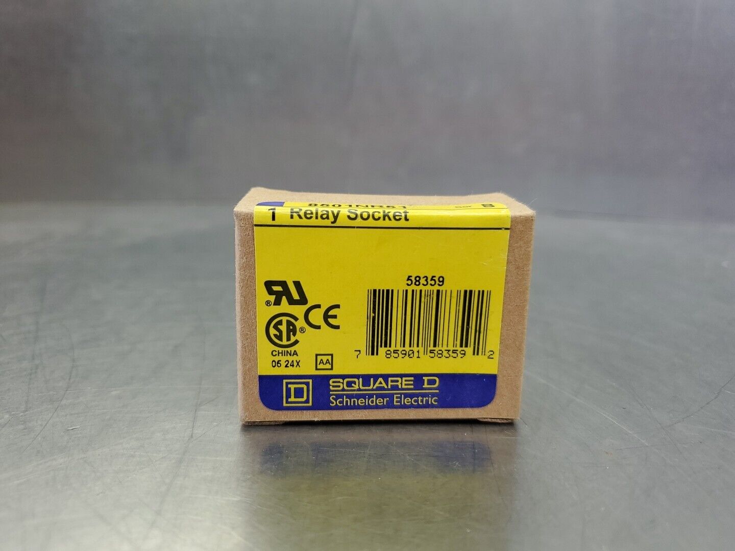 SQUARE D 8501NR51 Ser B RELAY SOCKET BASE.                                 4C-43