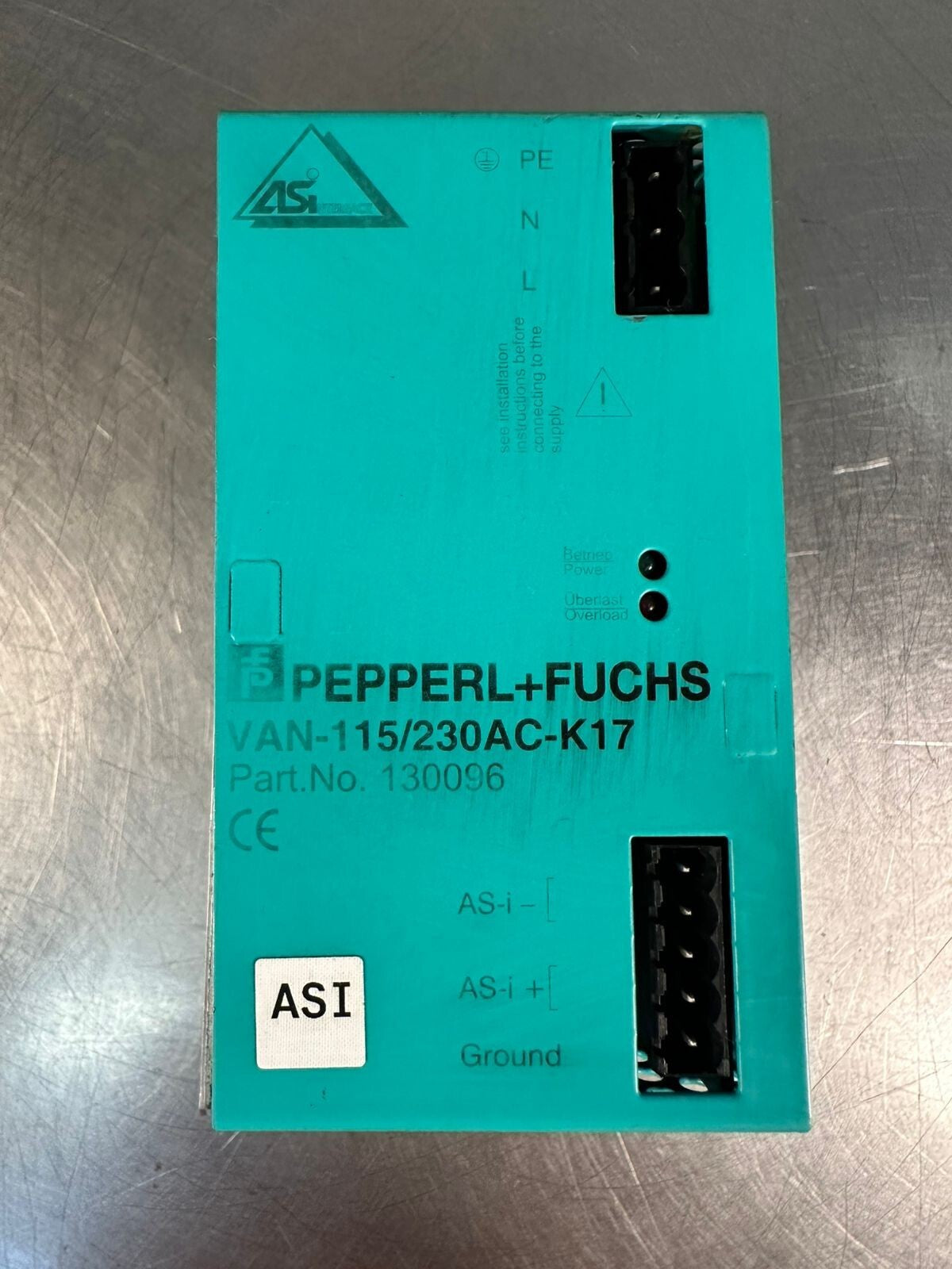 Pepperl+Fuchs VAN-115/230AC-K17 130096 149501-51060 115/230V 3A  (4.4.5)