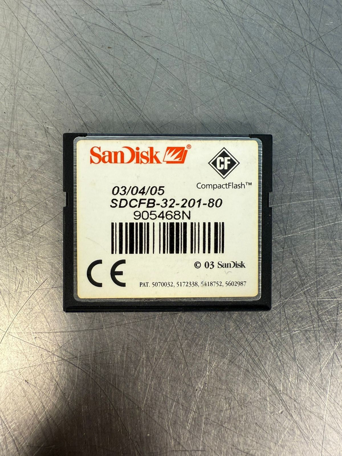 Sandisk SDCFB-32-201-80 Integrated Circuit                         (6.3.1)