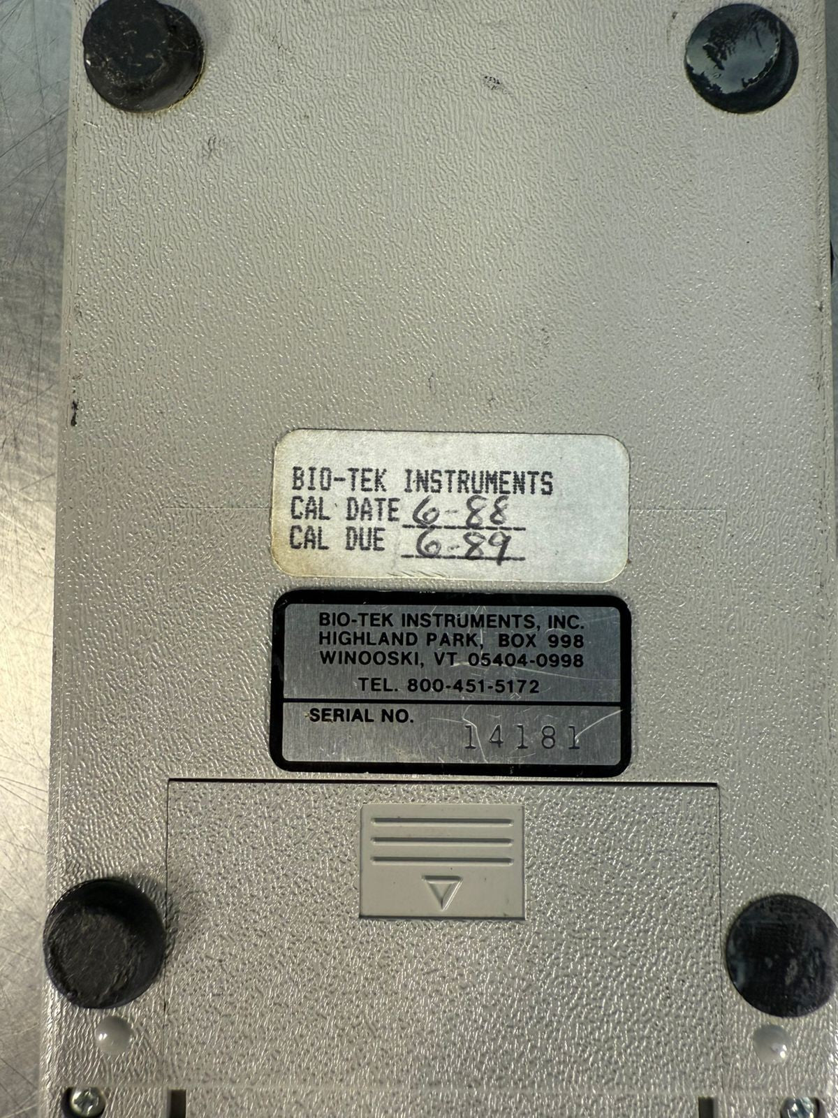 Bio-Tek Universal Pressure Metter                     (6.2.2)