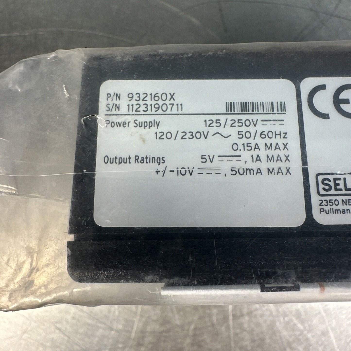 SEL-9321 low-voltage DC Power Supply 932160X (BIN-1.3.4)