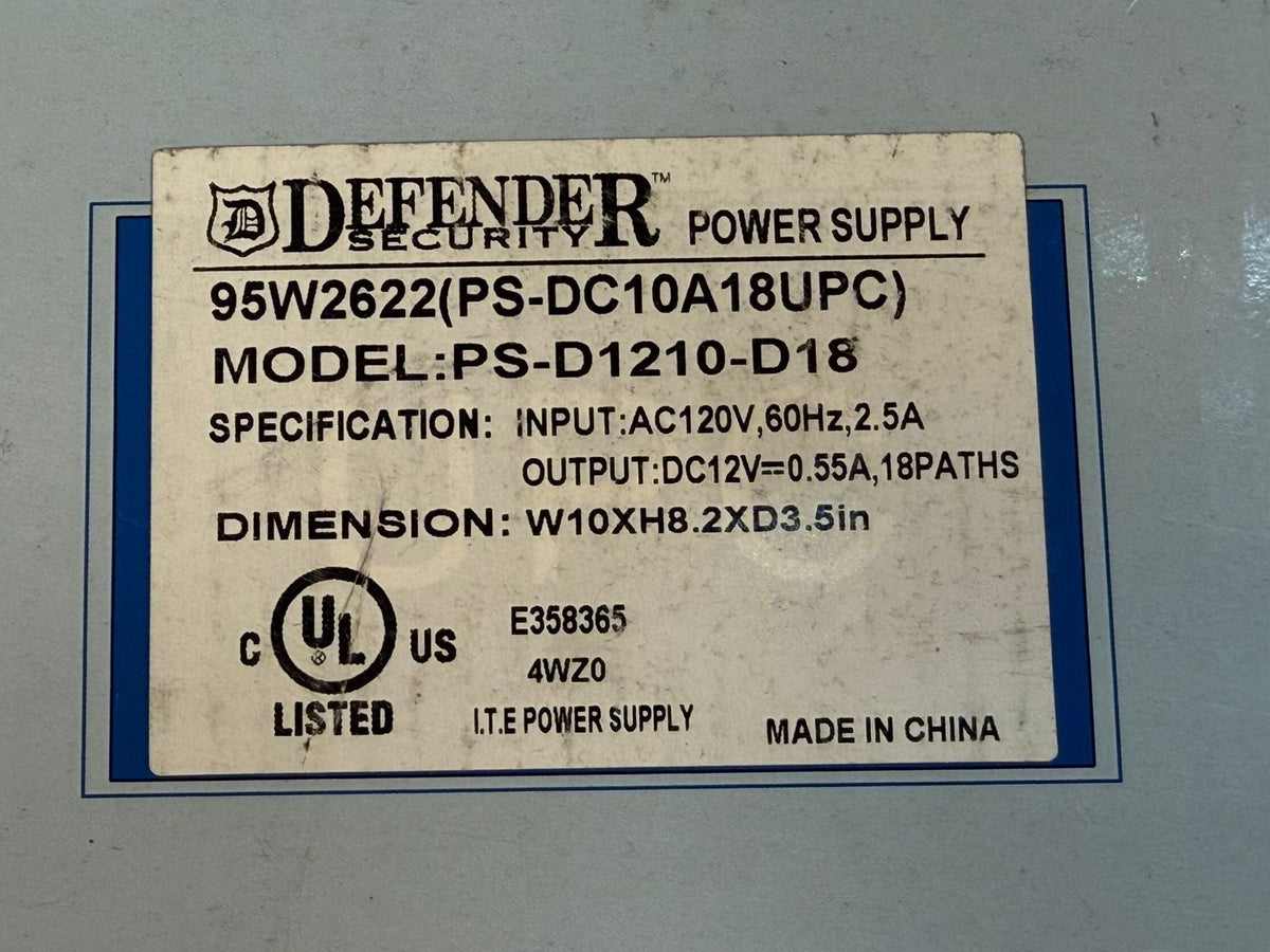 Defender PS-DC10A18UPC / PS-D1210-D18 Prof.pwr Distribuition Box   (6.5.1)