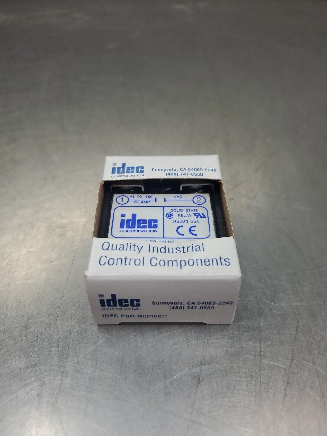 Idec RSSDN 25A Solid State Relay, 660VAC, 32VDC.                           4C-40