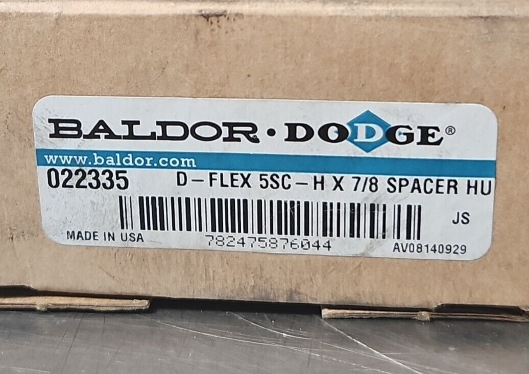 Dodge D-Flex 5SC-HX7/8 Sleeve Coupling Hub 022335                        loc5E29