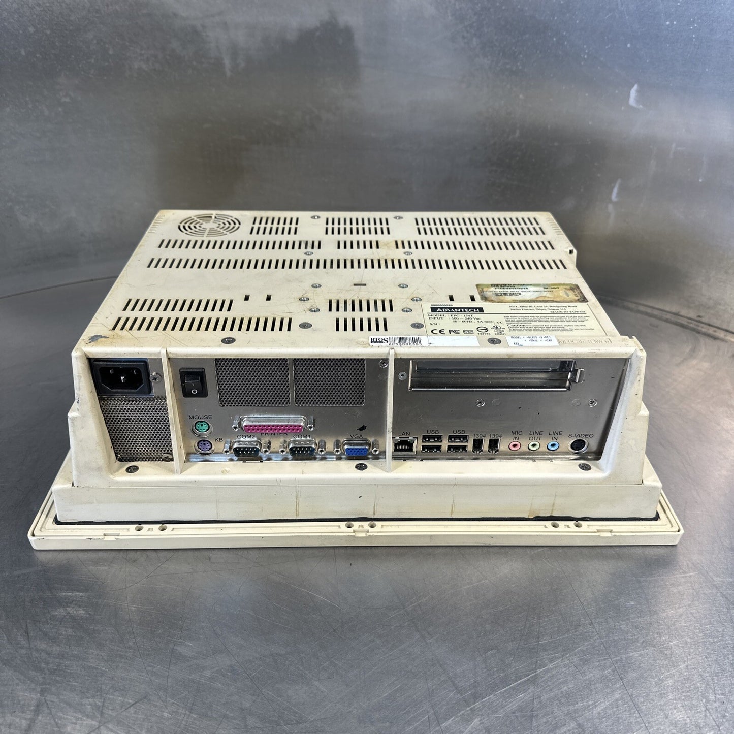 Advantech PPC-154T 15" Industrial Panel PC, 120-240VAC (BIN-2.2.4)