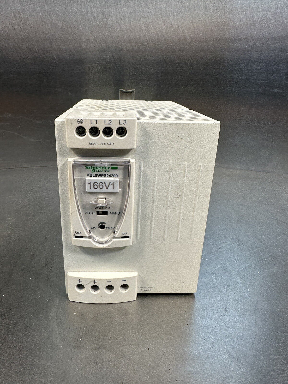 Schneider ABL8 WPS24200 Power Supply In 3x380VAC Out 24V/20A            (BIN445)