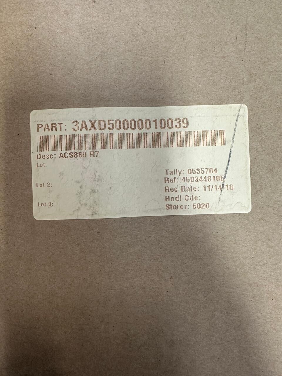 ACS880-R7-3AXD50000010039  New open Box (1C-1)