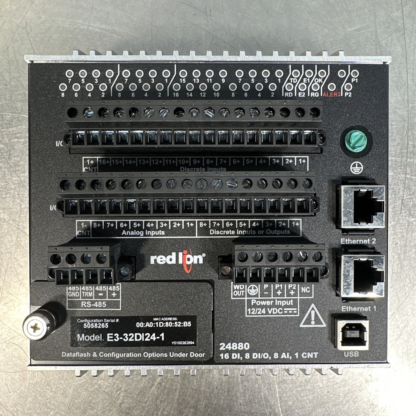 Red Lion E3-32DI24-1 I/O Module (BIN-1.3.4)