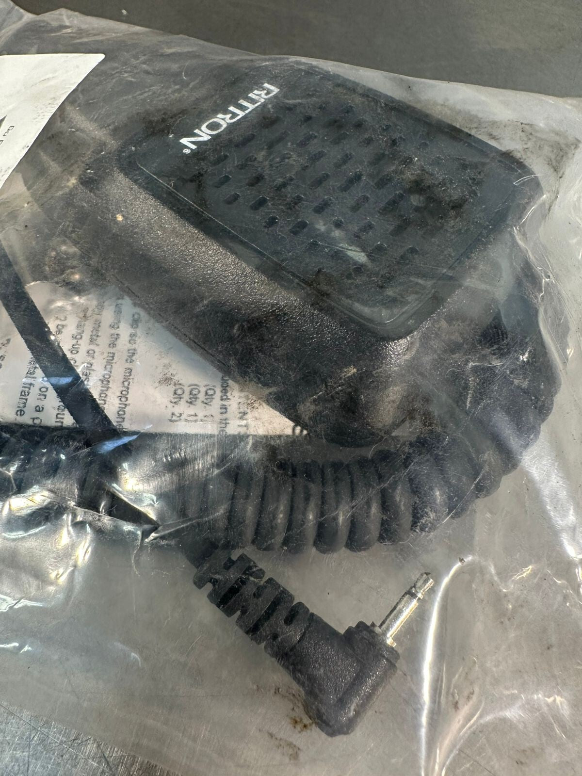 Ritron RM-7 In hand Micophone, Right Angle 2.5MM Plug  NEW        (2.1.2)