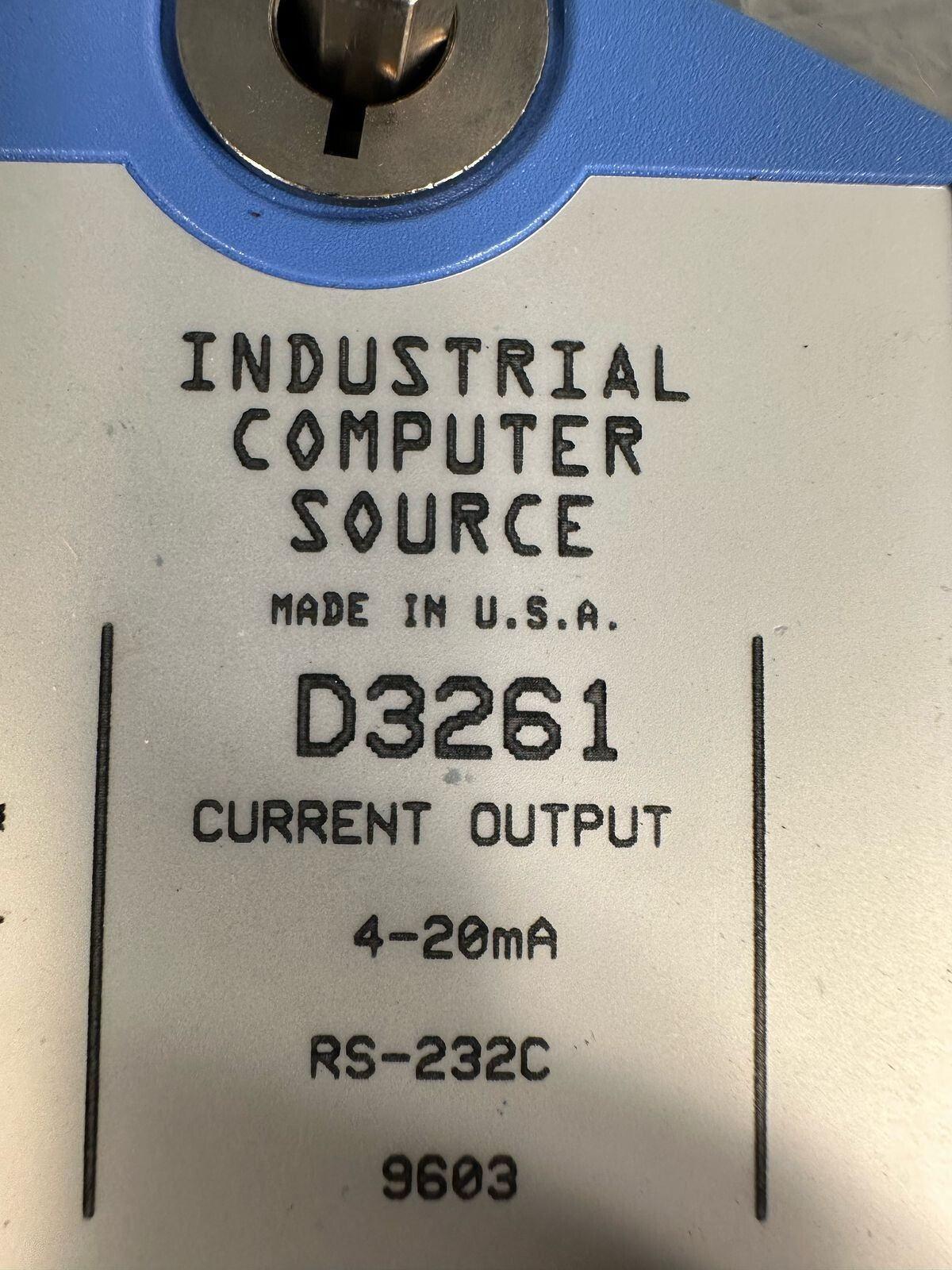 Industrial Computer Source - RS-232C Model D3261 4-20mA             (6.2.2)
