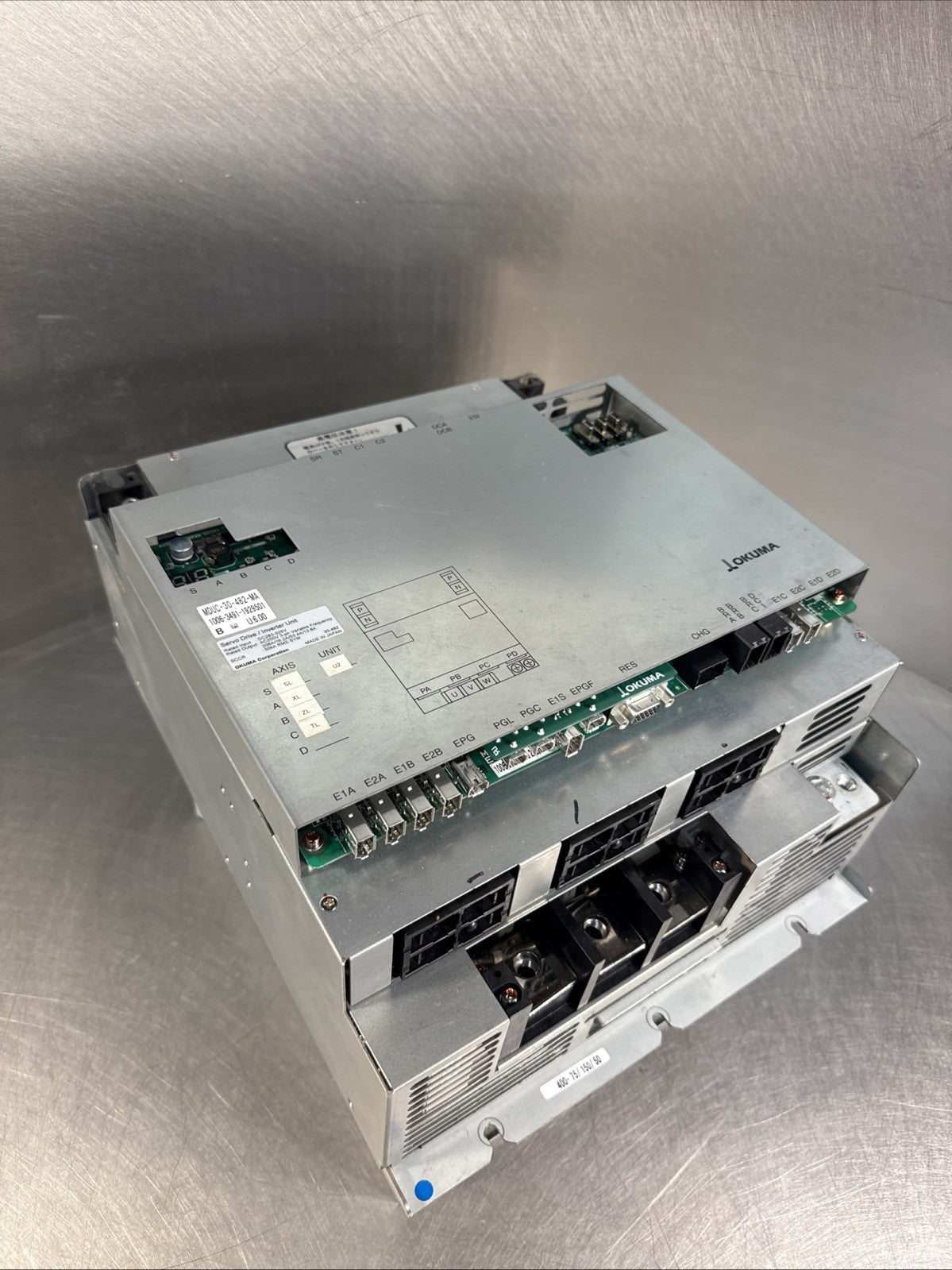 Okuma MDUC-30-482-MA Servo Drive /Inverter Unit SCCR 50Ka RMS Sym (9.6.1)