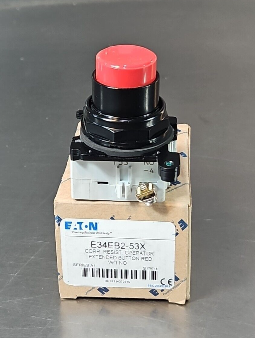 Eaton E34EB2-53X Extended button red                                   Loc4E25